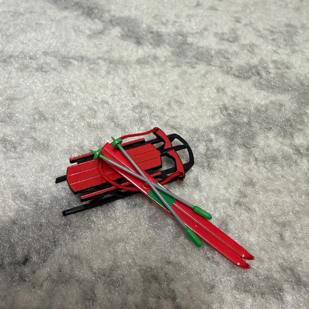 Department 56 Snow Village Sled and Ski